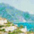 Предпросмотр схемы вышивки «Город у моря» (№1887001)