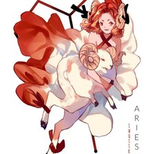 Схема вышивки «Овен»