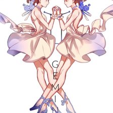 Схема вышивки «Близнецы»