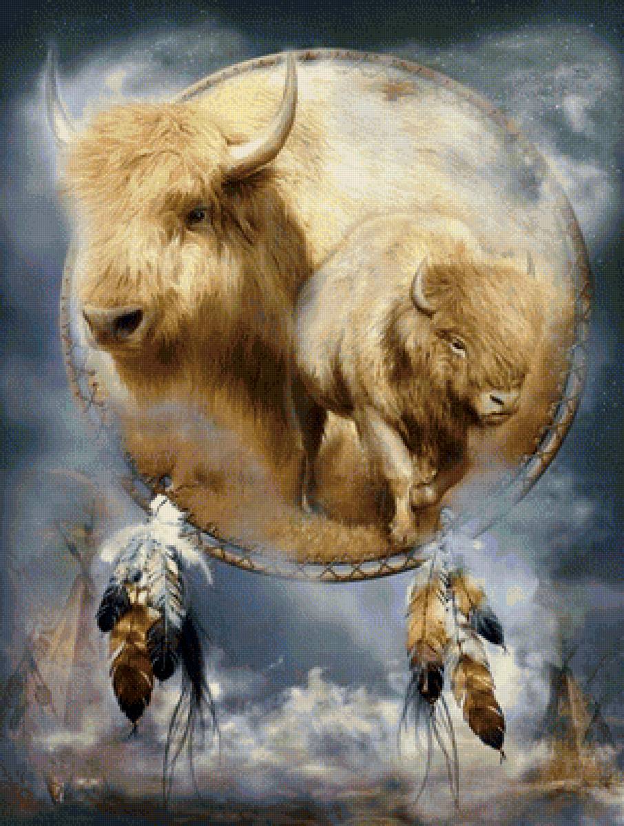 Ловец снов - ловец снов, рисунок, животные - предпросмотр