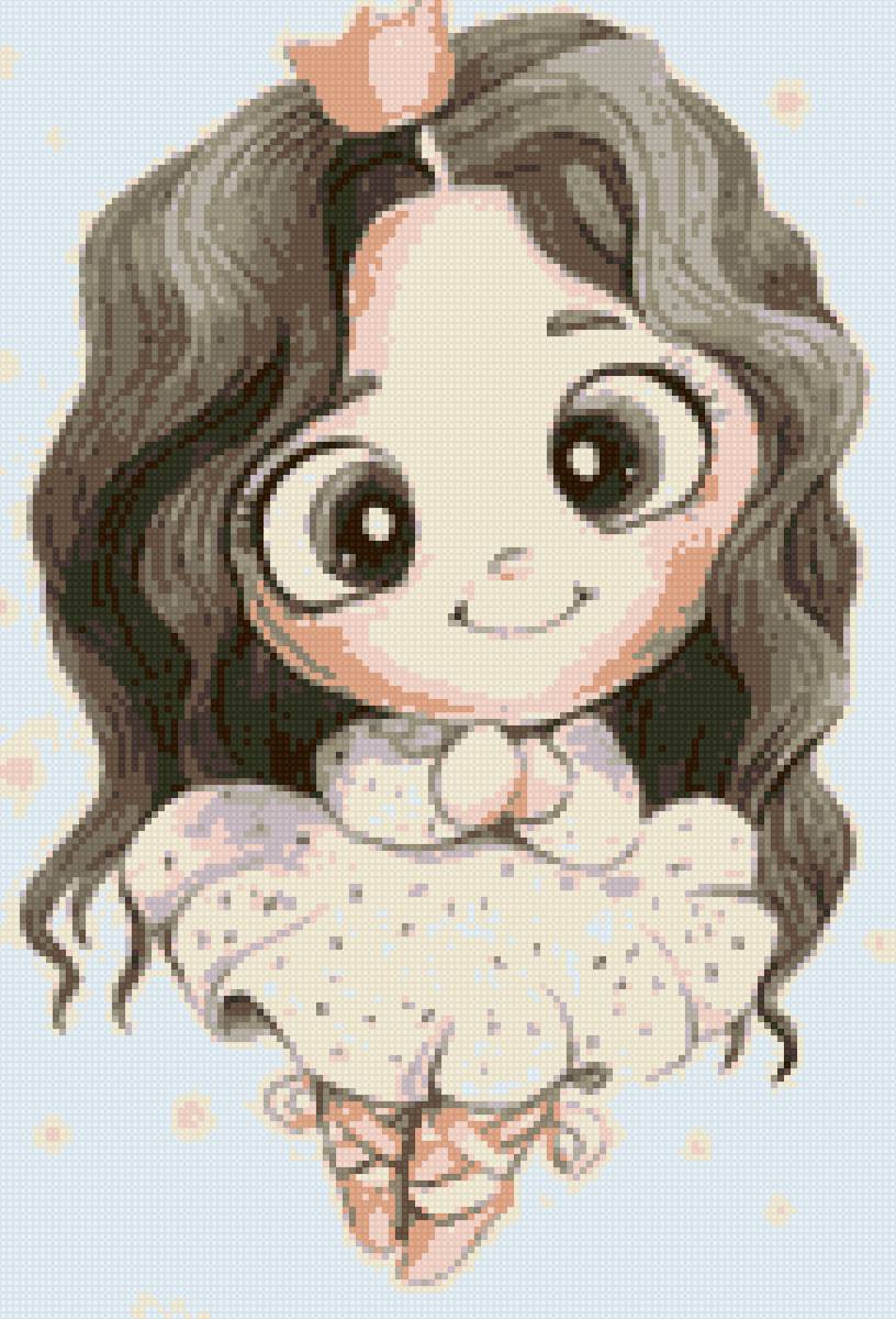 Девушка - милая девочка малышка - предпросмотр