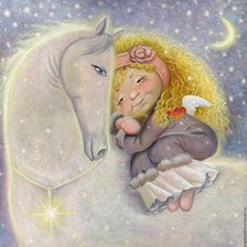 Схема вышивки «лошадка»