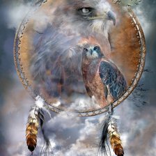 Схема вышивки «Ловец снов»