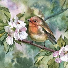 Схема вышивки «Радуемся весне»