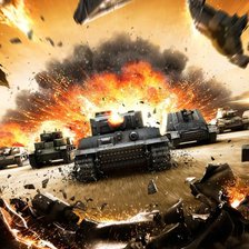 Схема вышивки «World of Tanks»