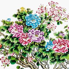 Схема вышивки «Цветы»