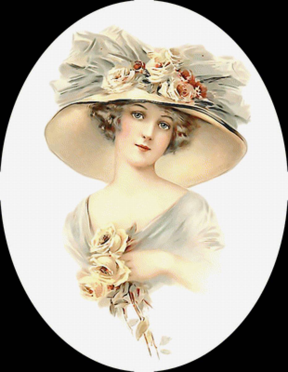 Портрет девушки - романтизм, портрет, девушка - предпросмотр