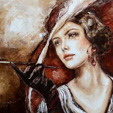 Схема вышивки «Изабель.»