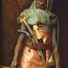 Схема вышивки «Воин»