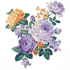 Схема вышивки «цветы»