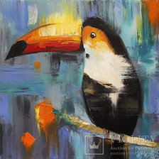 Схема вышивки «Тукан»