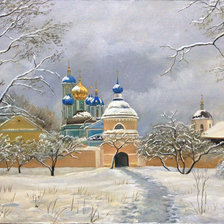 Схема вышивки «Оптина пустынь»