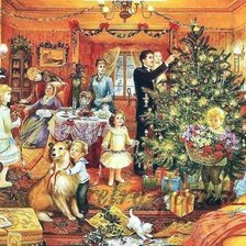 Схема вышивки «Новый год»