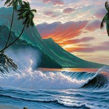 Схема вышивки «Величественная природа»