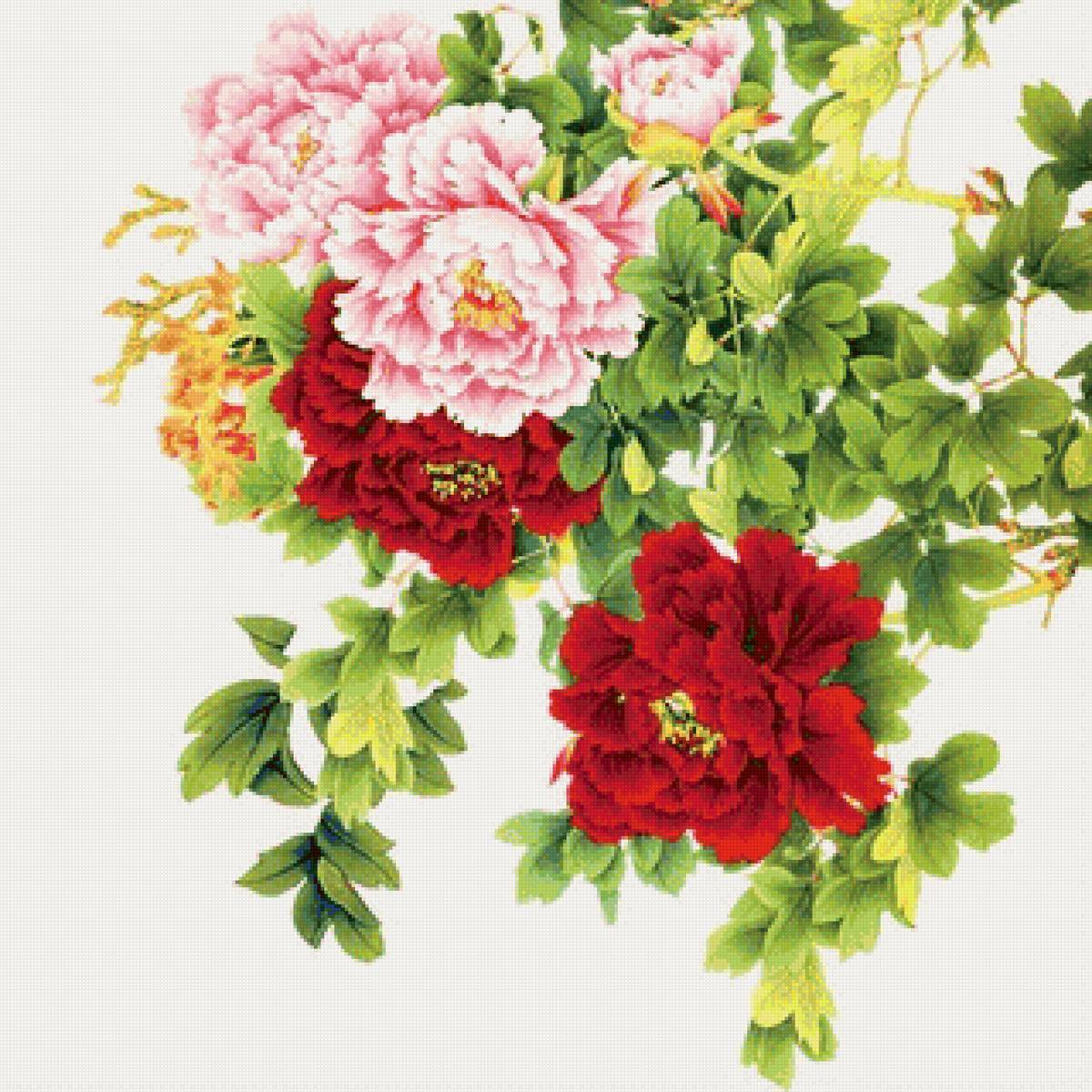 Цветы - цветы, рисунок - предпросмотр