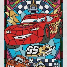 Схема вышивки «Тачки 3»