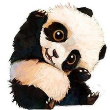 Схема вышивки «пандочка»