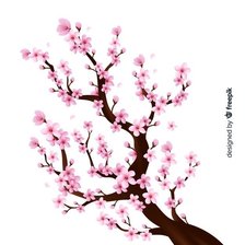 Схема вышивки «сакура»