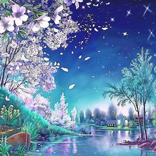 Схема вышивки «МАЙСКАЯ НОЧЬ»