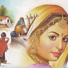 Схема вышивки «красавица востока»