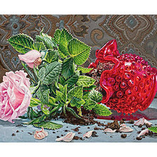 Схема вышивки «Роза»