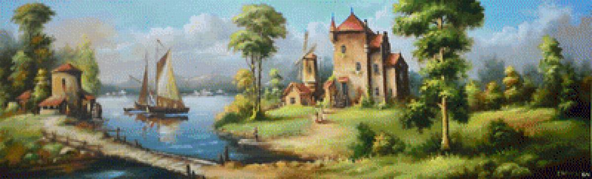 PAISAJE 3 - 400 x 121 cruces - предпросмотр