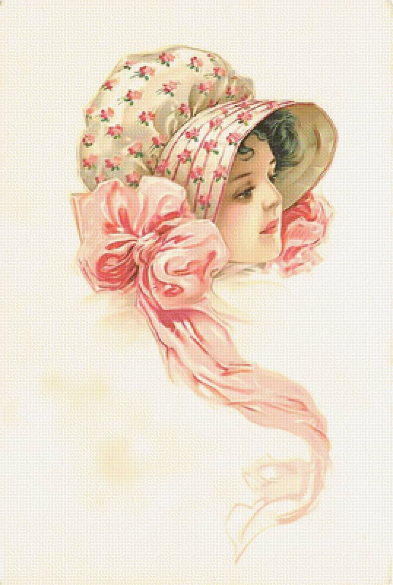 RETRATO NIÑA - 269 x 400 cruces - предпросмотр