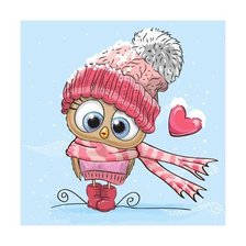 совенок зимой