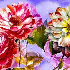 Схема вышивки «Цветы»