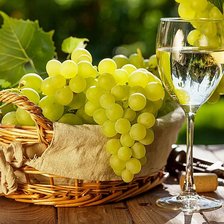 Схема вышивки «Солнечный виноград»