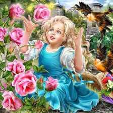 Схема вышивки «снежная королева»