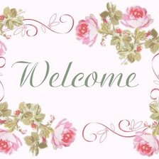 Схема вышивки «Welcome»