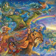 Схема вышивки «лев»