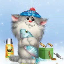 Схема вышивки «Рыбачок»