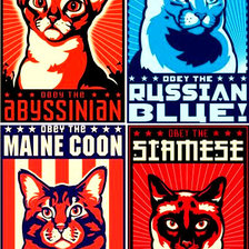 Схема вышивки «Коты»