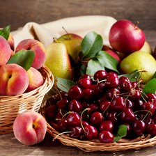 Схема вышивки «Фрукты»