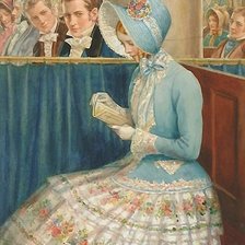 Схема вышивки «ЧИТАЯ БИБЛИЮ...»