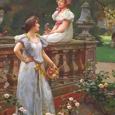 Схема вышивки «в саду»