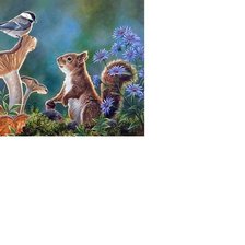 Лесные сплетницы /размер 228 х 169 крест с хорошим качеством/