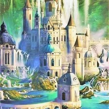 Схема вышивки «Замок»