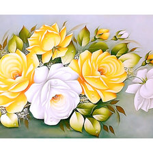 Схема вышивки «Серия "Розы".»