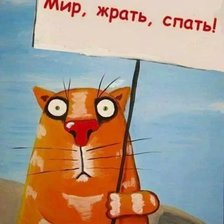 Схема вышивки «Майский кот»