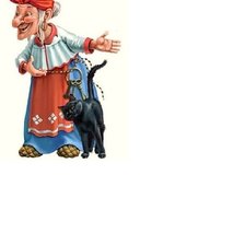 Схема вышивки «Баба Яга /размер 157 х 247 крестиков с хорошим качеством/»