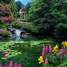 Схема вышивки «Пейзаж»