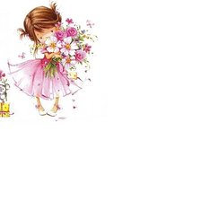 Схема вышивки «Девочка 1  /размер 200 х 210 крестиков с хорошим качеством/»