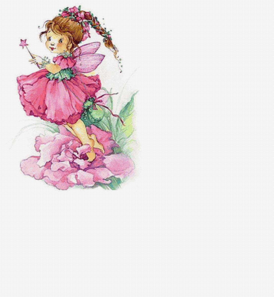 Феечка 2 /размер 190 х 260 крест с хорошим качеством/ - девочка, сказка, дети, феечка - предпросмотр