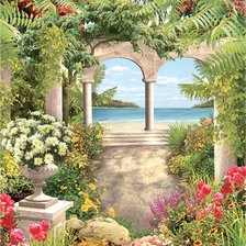 Схема вышивки «У моря»