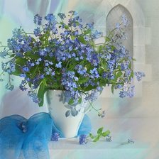 Схема вышивки «Цветы»