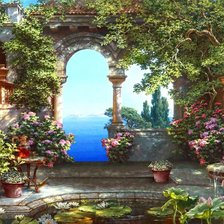 Схема вышивки «У моря»