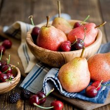 Схема вышивки «Фрукты»